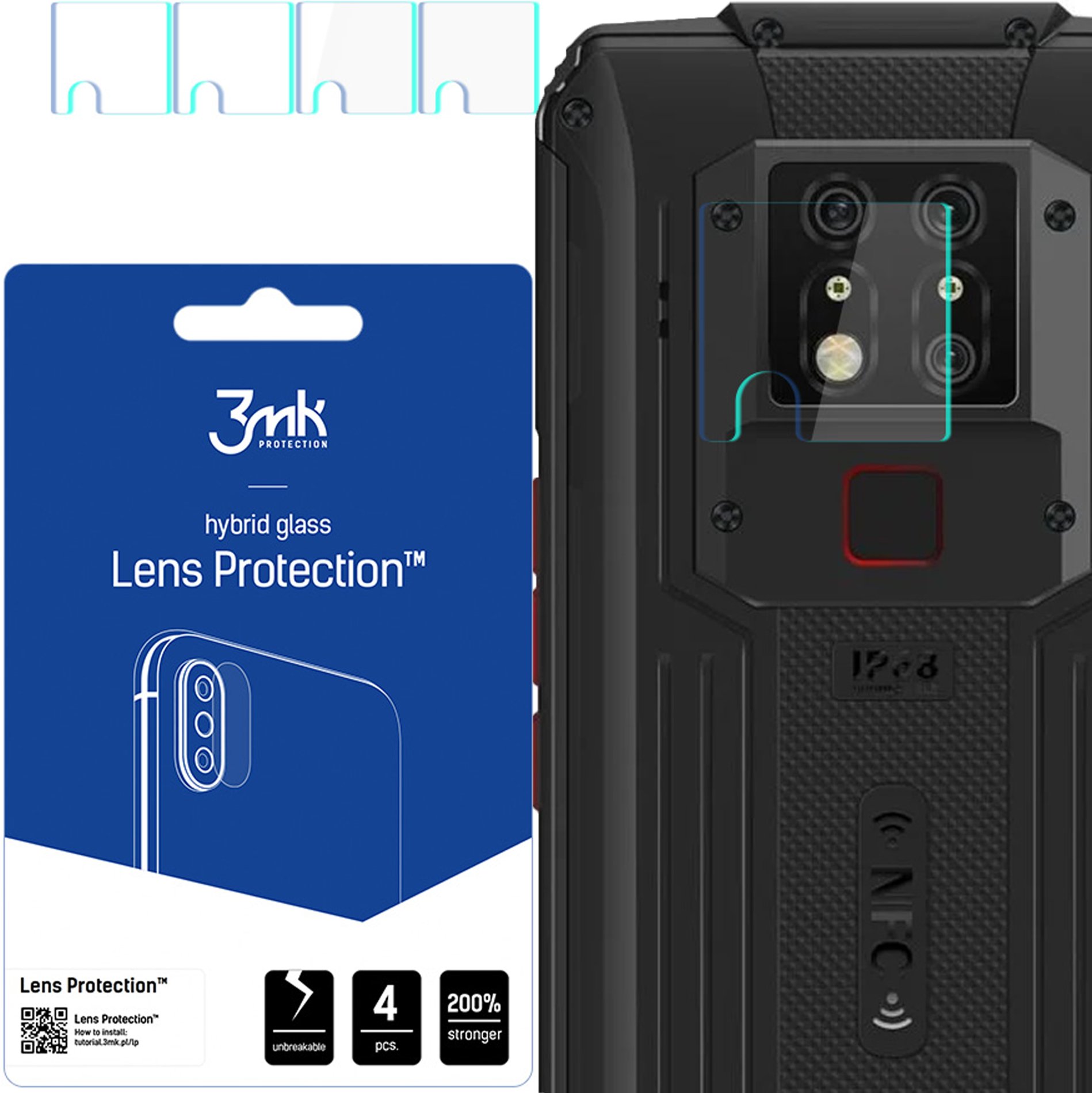 OUKITEL WP7 - 3MK LENS PROTECTION