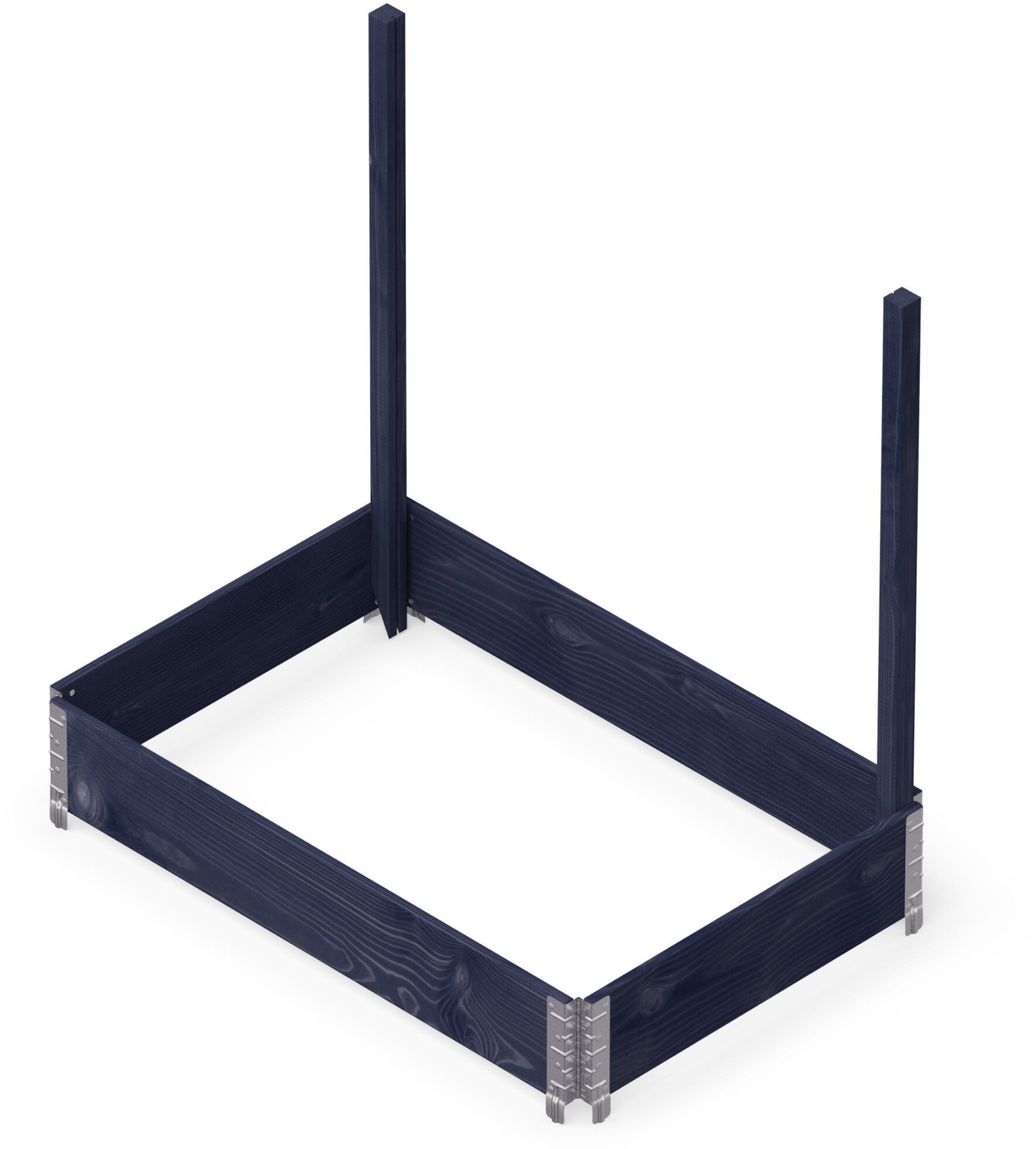 WOODEN SUPPORT FOR TRELLIS 2PC BLACK