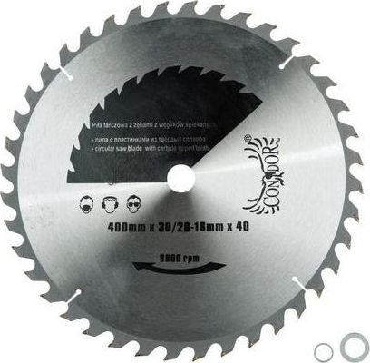 Drel piła tarczowa 400x30mm, 40 zębów (CON-TCT-4004)