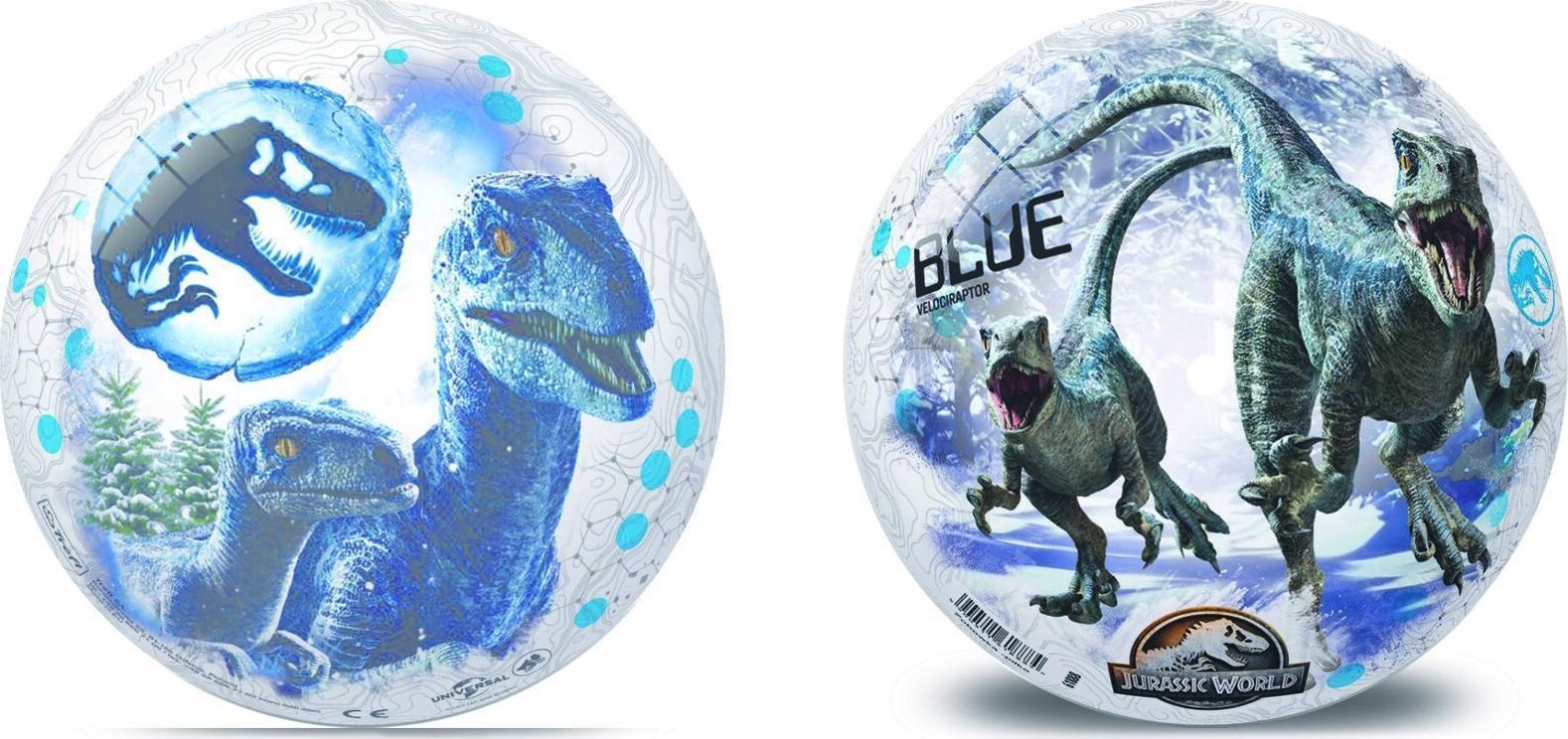 Trefl TREFL Piłka Blue JurassicWorld 23cm 61888