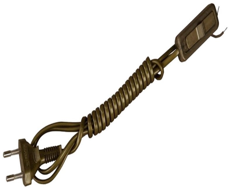 WIRE WITH SWITCH SP/W1.9(2X0.50)ZLO/GOLD