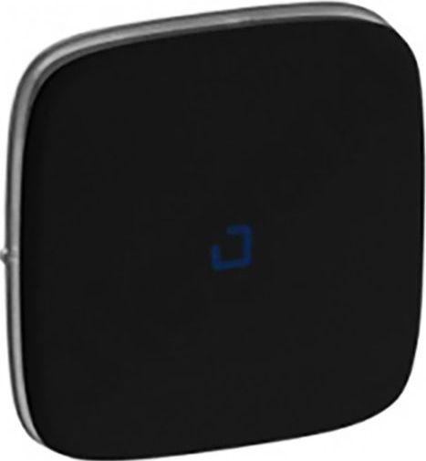 Legrand VALENA ALLURE Klawisz łącznika jednobiegunowego lub schodowego z podświetleniem czarny (755088)