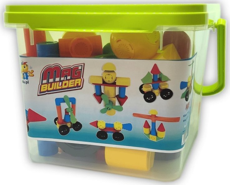 Klocki magnetyczne Mag Builder - 40 el.