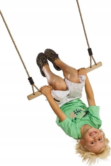 Drewniany trapez na plac zabaw straight