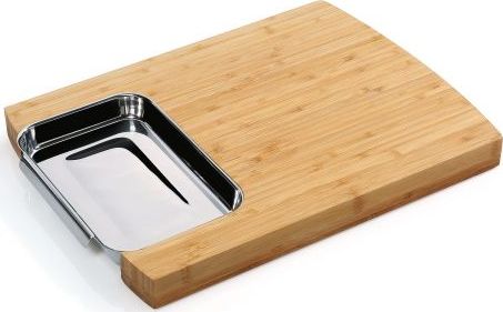 Deska do krojenia Zassenhaus z tacą na okruszki bambusowa 40x