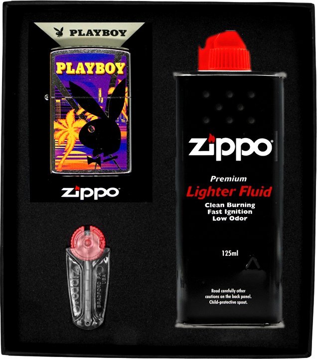 Zestaw ZIPPO Zapalniczka PLAYBOY DESIGN Prezentowy No1