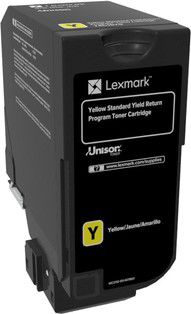 Toner Lexmark 74C2SY0 Yellow Original (74C2SY0)