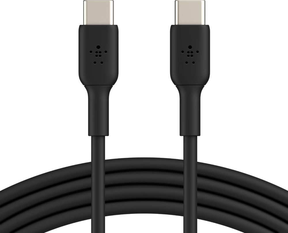 Kabel USB Belkin USB-C - USB-C 1 m Czarny (CAB003bt1MBK)