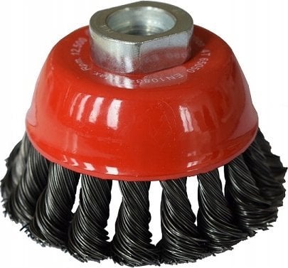 Abraboro Szczotka doczołowa 65 mm/ M14 ABRABORO - drut splatany 0,5 mm