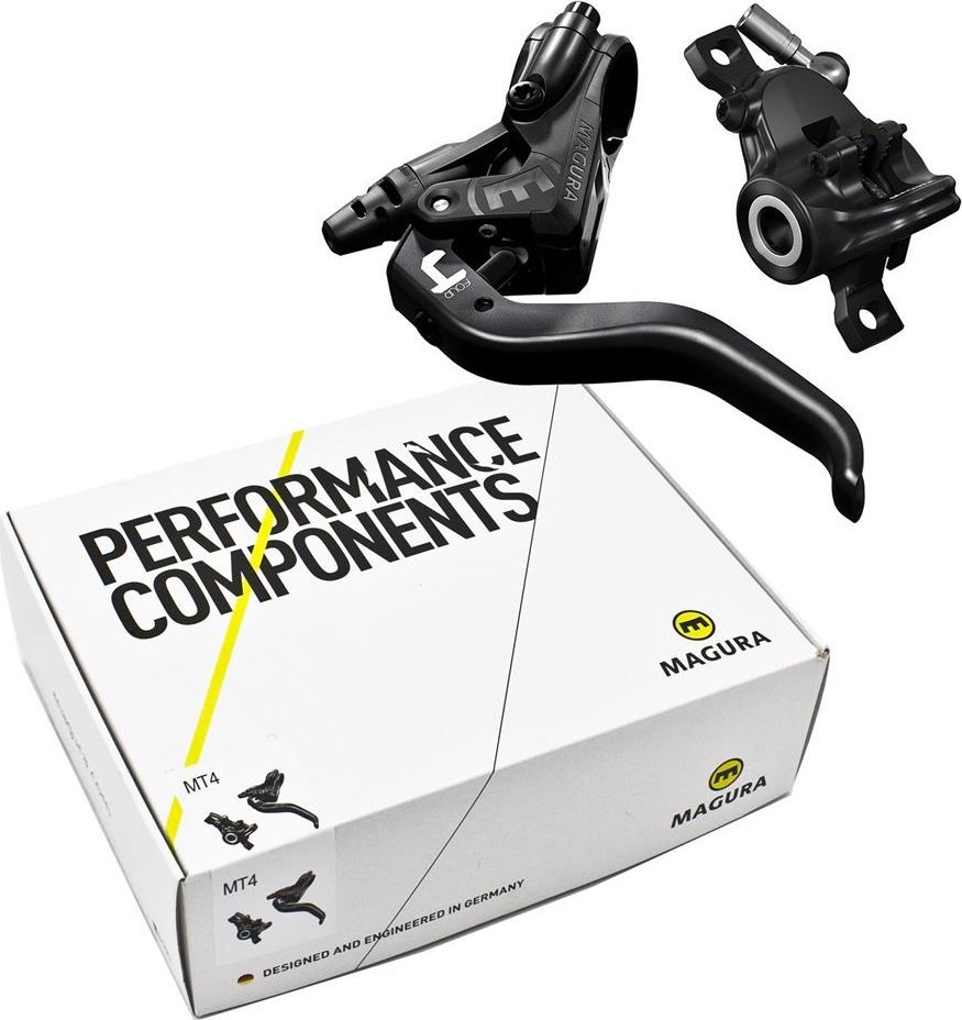 Magura Zestaw hamulca Magura MT4, 2-tłoczkowy,Trail, XC, MTB