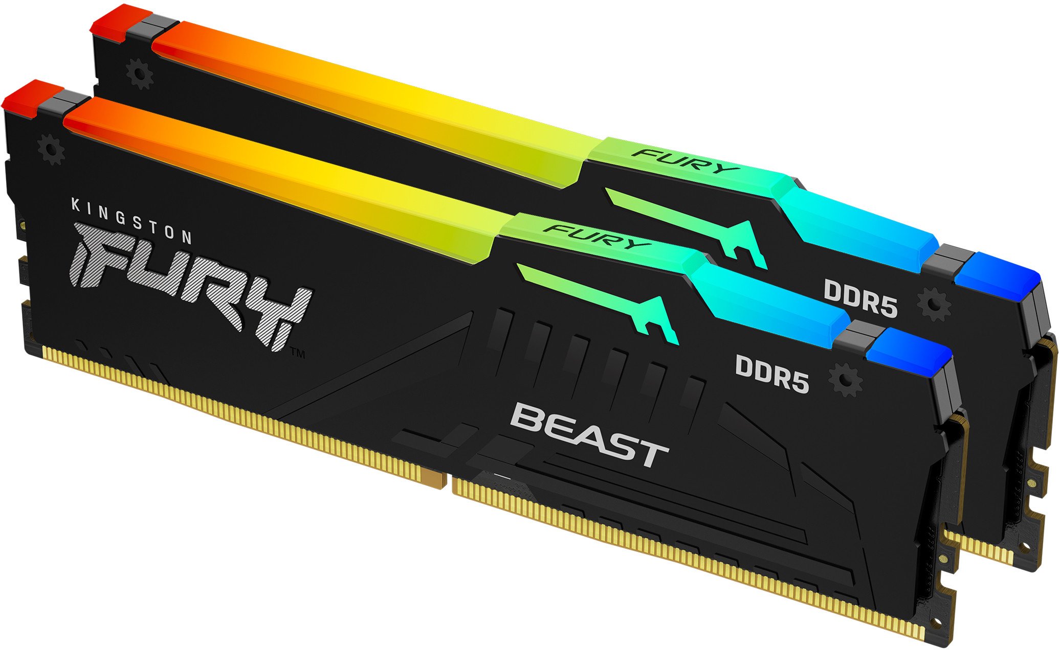 Pamięć PNY Beast RGB, DDR5, 128 GB, 5600MHz, CL40 (KF556C40BBAK2-128)
