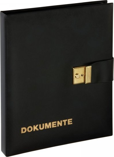 Segregator Pagna 4-ringowy A4 50mm czarny (30503-01)