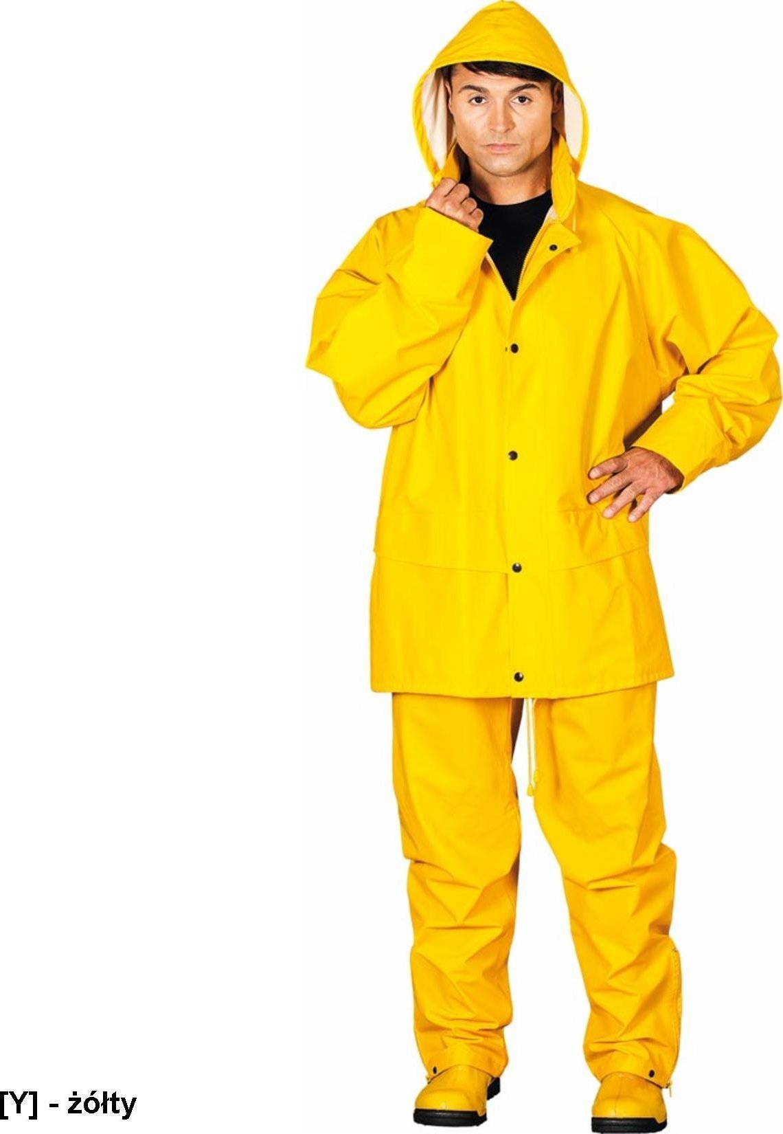 R.E.I.S. KPLPU - komplet przeciwdeszczowy - żółty 3XL