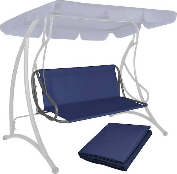 Springos Materiał na siedzisko huśtawki ogrodowej 110 x 90 cm tkanina wodoodporna granatowa UNIWERSALNY