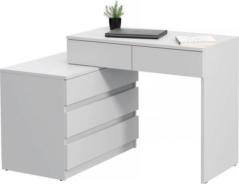 Biurko Meblowa 1 Katta Białe 100 cm x 47 cm