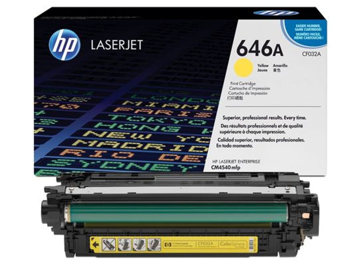 Toner HP 646A CF032A 12,5 tys. Y Oryginał no box