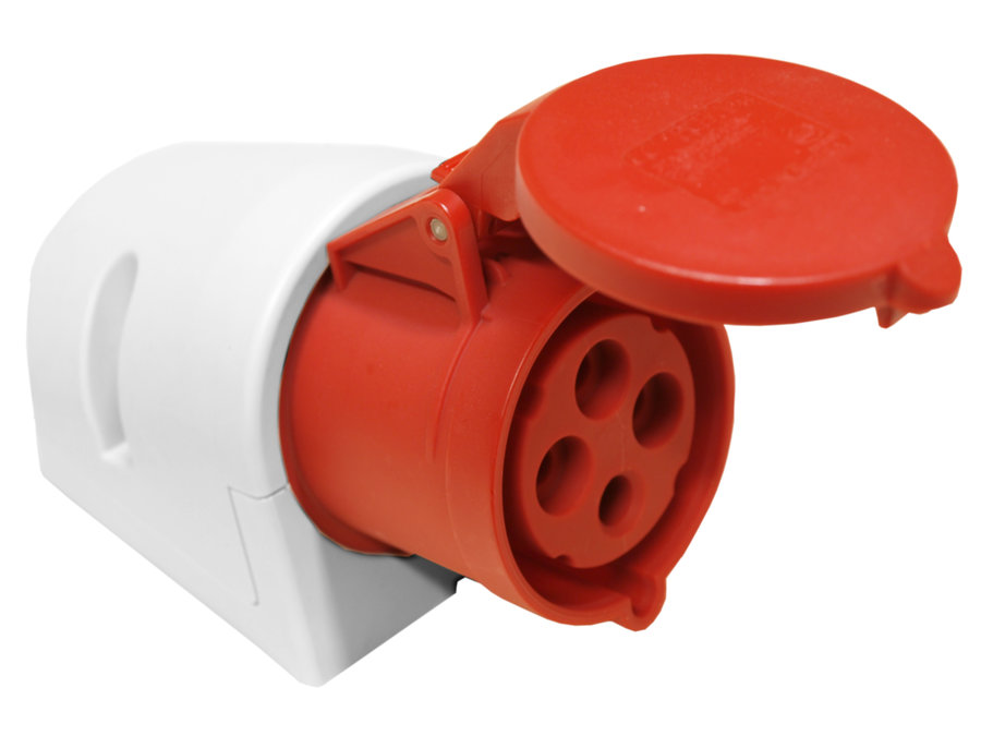 PCE Gniazdo stałe 32A 400V 3P+Z IP44 124-6