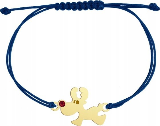 Radziszewska Jewellery Złota Bransoletka z Reniferem na Święta Prezent 925 ŻYCZENIA GRATIS