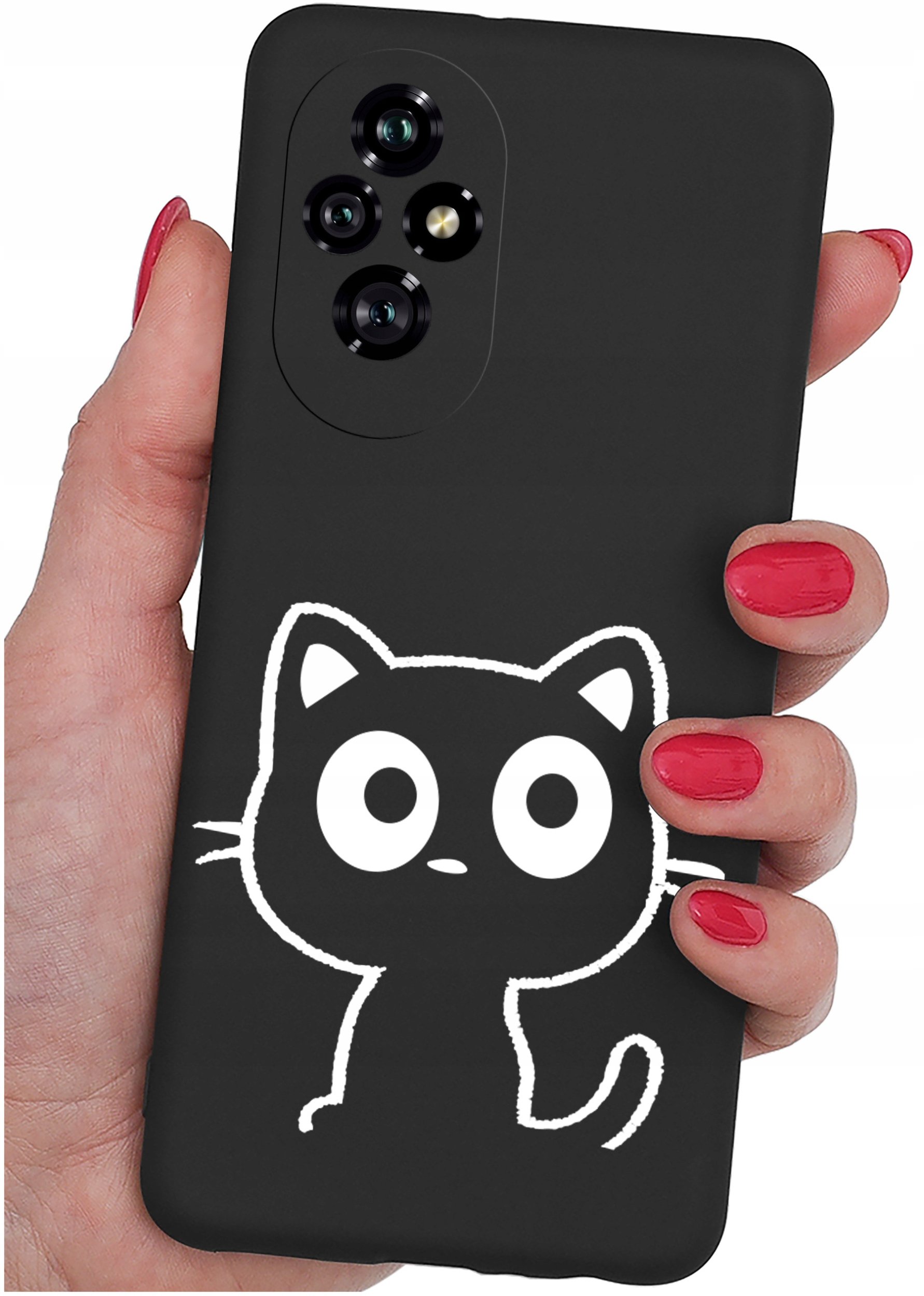 ETUI do Honor 200 5G | WZORY | SILIKONOWE MATT CASE + SZKŁO 9H