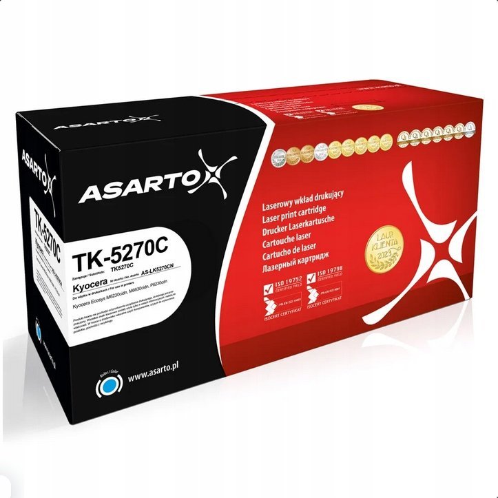 Toner Asarto Toner Asarto do Kyocera TK5270C | TK-5270C | 6000 str. | cyan