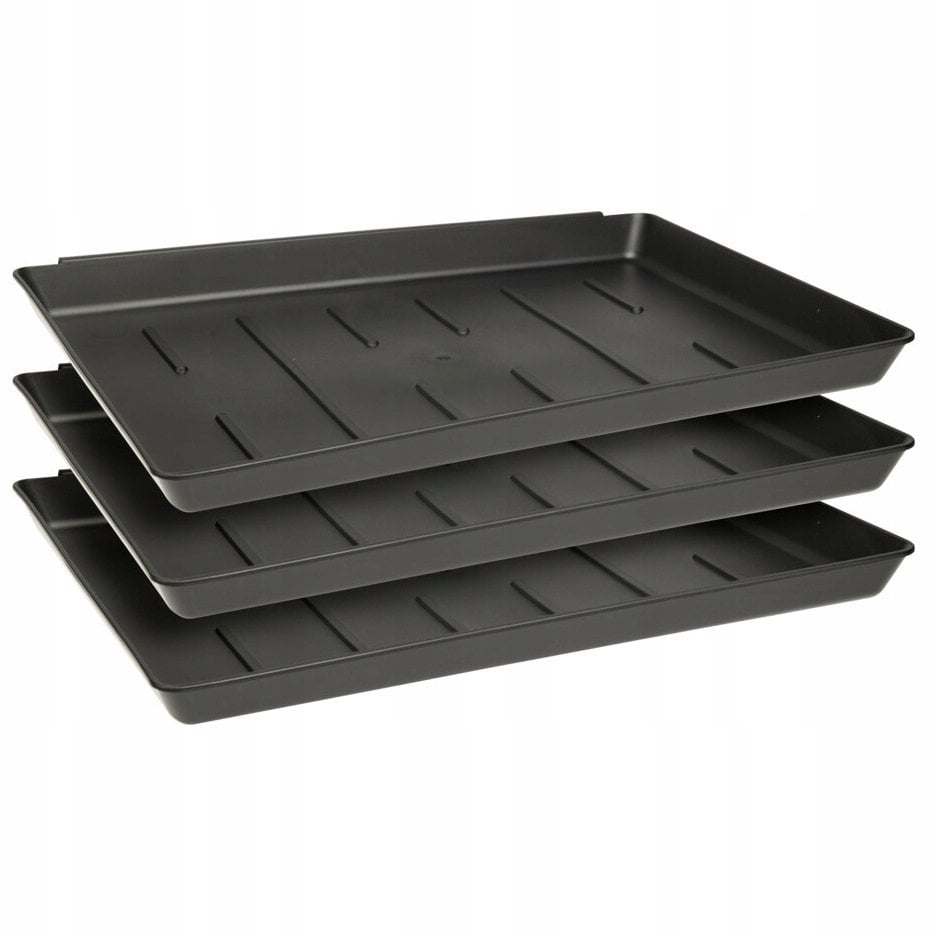 Ociekacz na buty NIU, 3 plastikowe tacki, 35 x 27 x 3 cm
