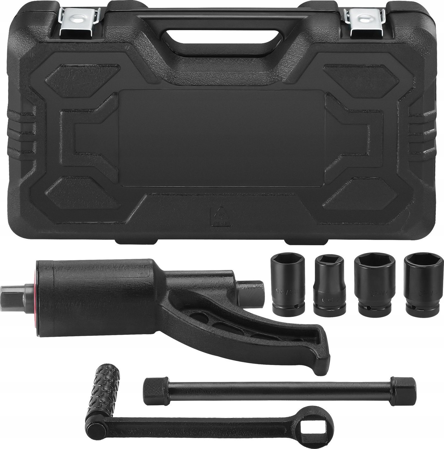 Zestaw Kluczy Dynamometrycznych do Nakrętek Mocujących 4 Gniazda