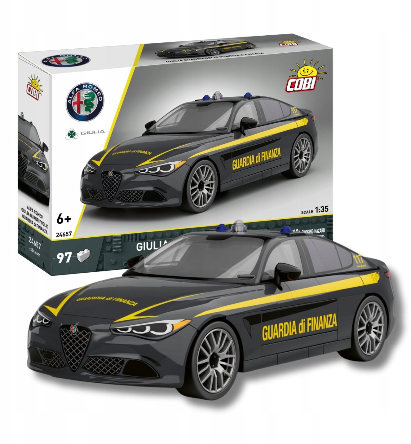 Cobi Alfa Romeo Giulia Quadrifoglio Gwardia Finansowa