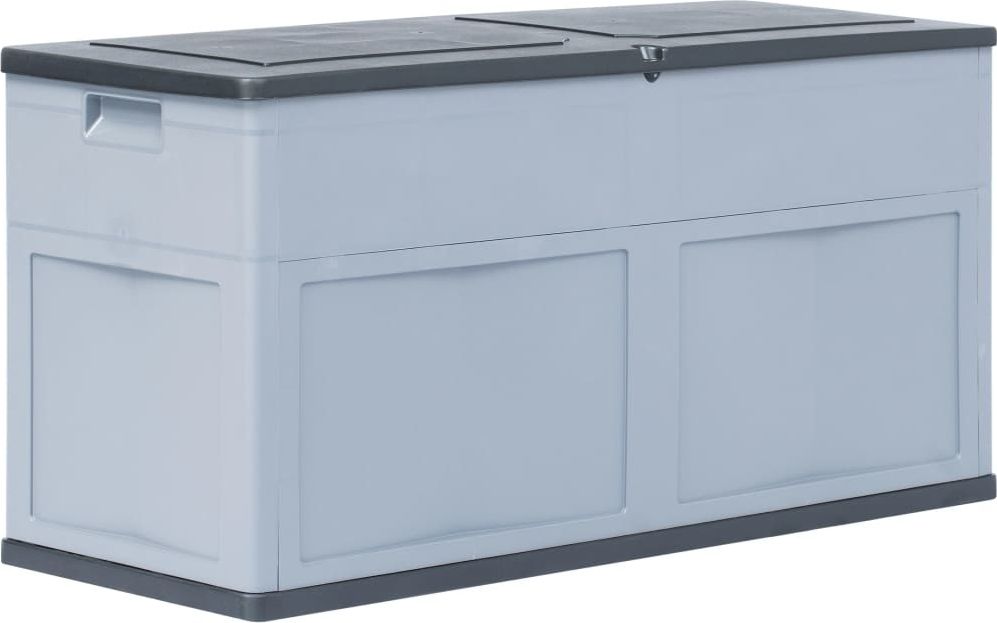 Skrzynia ogrodowa vidaXL 320 l Szary