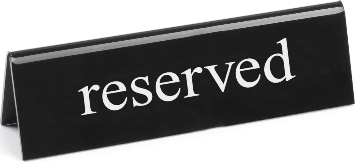 Hendi Tabliczka informacyjna dwustronna REZERWACJA RESERVED tworzywo plexiglas EN - Hendi 663462 Tabliczka informacyjna dwustronna REZERWACJA RESERVED
