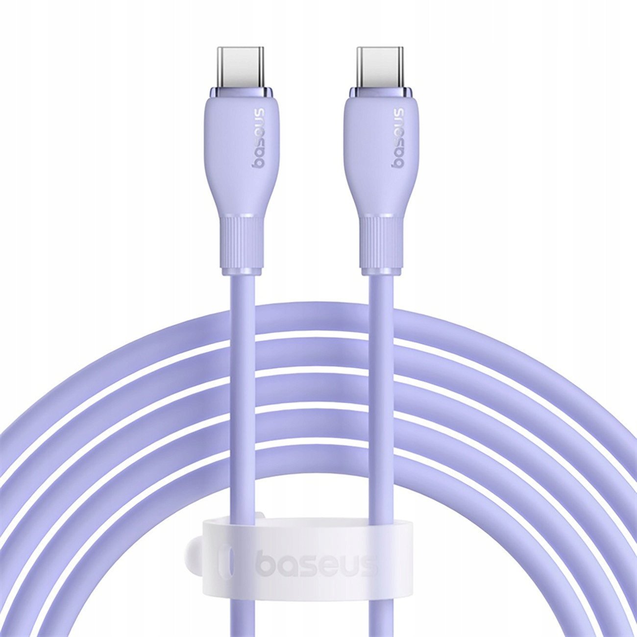 Kabel USB Baseus USB-C - USB-C 2 m Fioletowy (6932172652883)