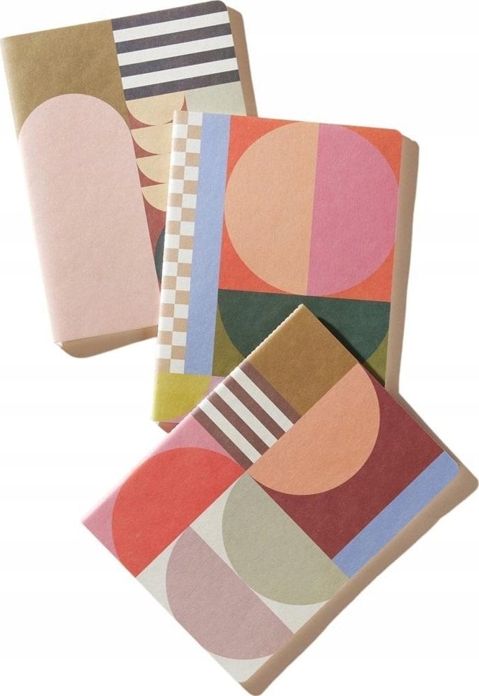 Designworks Ink Zestaw 3 notatników Mod Geo