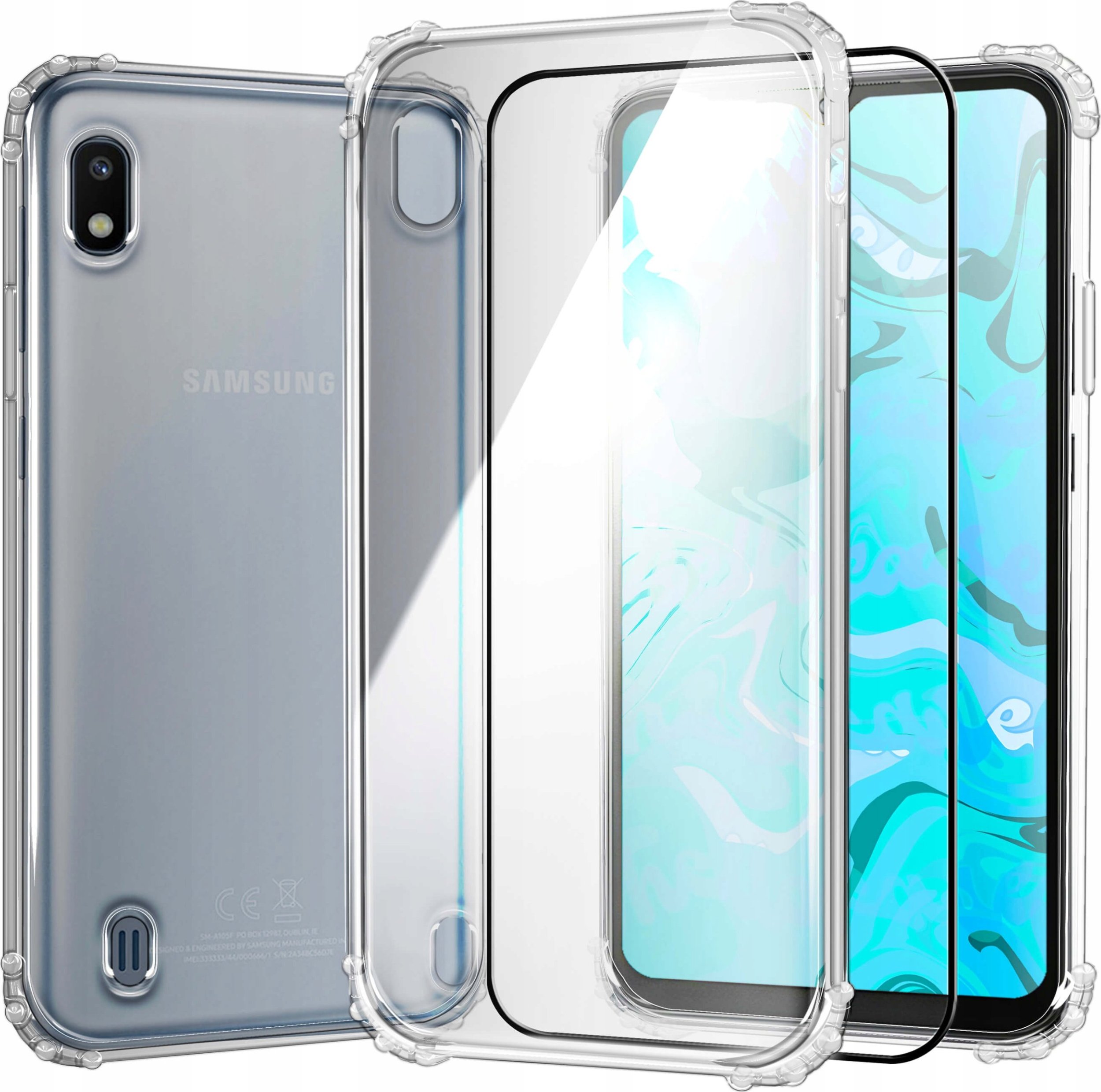 Hello Case ETUI PANCERNE DO SAMSUNG GALAXY A10 | CASE SILIKON GUMOWE SLIM SHOCK SZKŁO