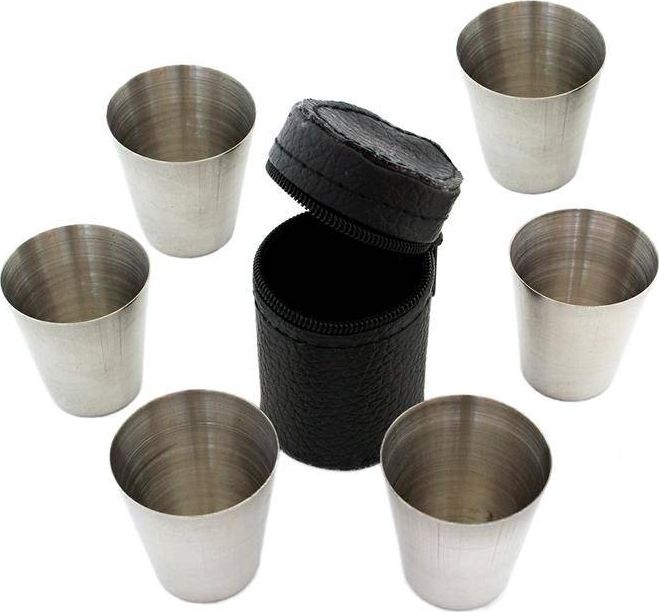 Athletic AG171B KIELISZKI ZE STALI NIERDZEWNEJ ETUI 6 SZT