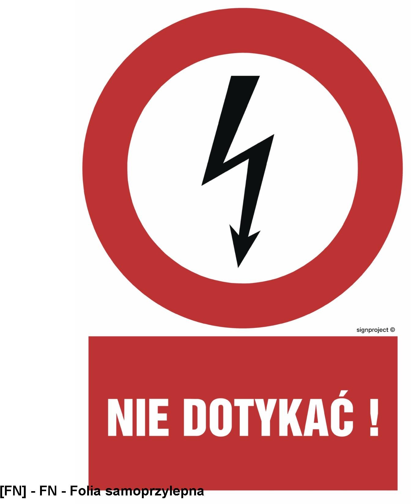 HC007 - Nie dotykać 500x750