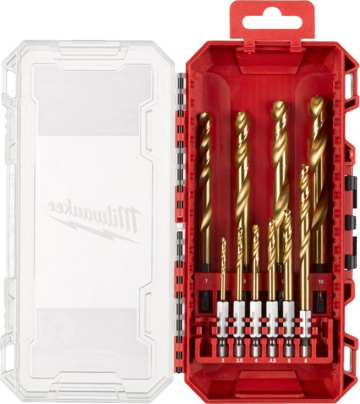 Wiertło Milwaukee MILWAUKEE WIERTŁO METAL HSS-G TIN KPL.10 SZT.
