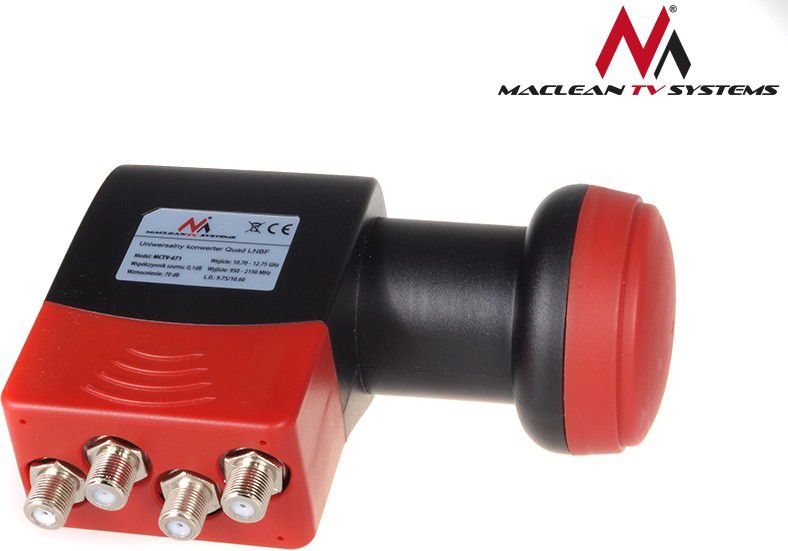 Maclean Konwerter satelitarny quad (MCTV-671)