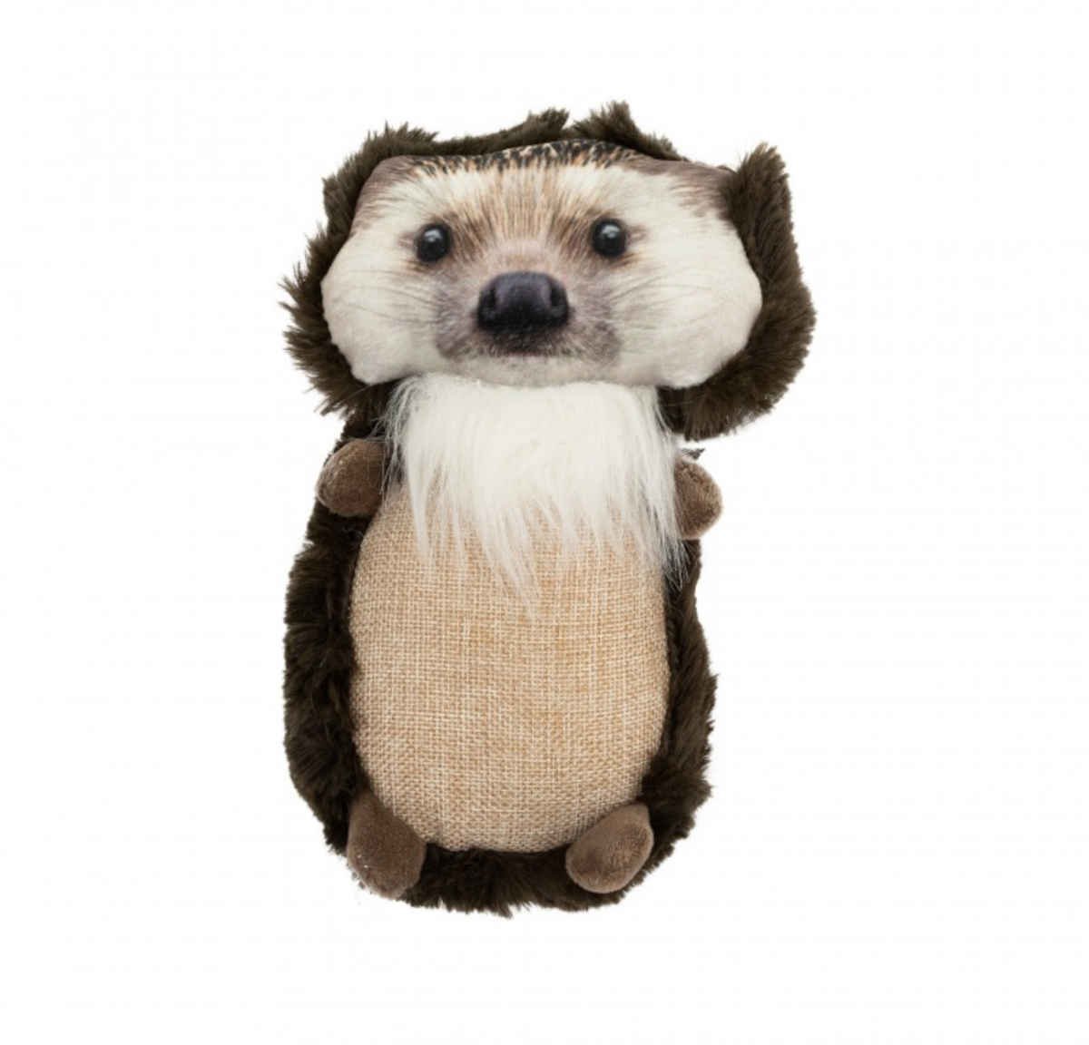 Zabawka, dla psa, jeż, pluszowy, 20 cm