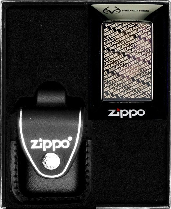 Zestaw ZIPPO Zapalniczka REAL TREE Prezentowy No3
