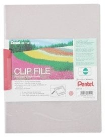 Pentel Skoroszyt z klipsem Clip File A4 20k różowy