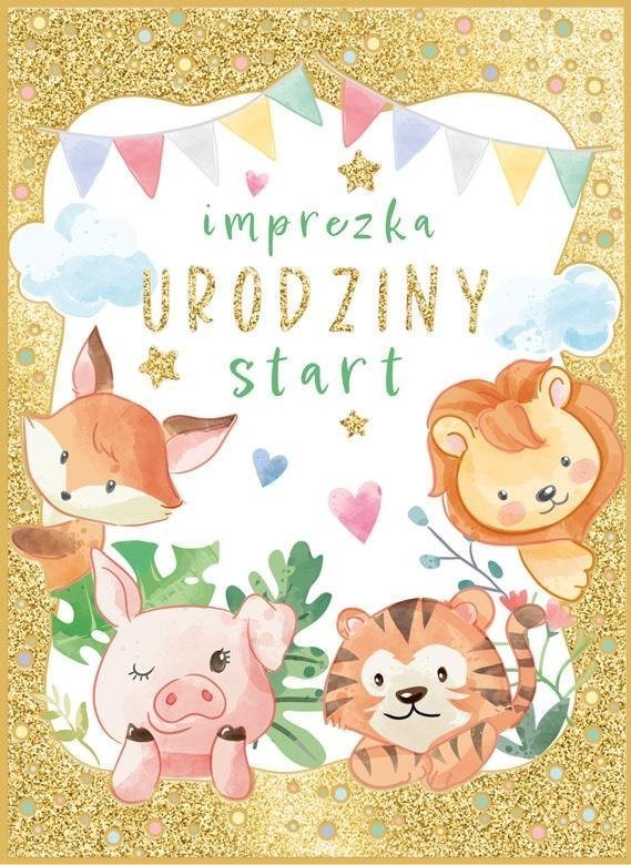 HENRY Karnet B6 Urodziny - Urodzinowe zwierzaki