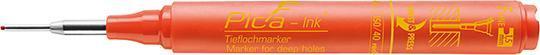 PICA Marker do glebokich otworow Pica-Ink, kolor czerwony Pica