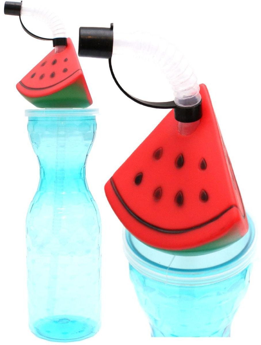 BIDON BUTELKA SPORTOWA ZE SŁOMKĄ 500ML NIEBIESKI EXCELLENT HOUSEWARE