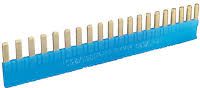 Relpol Złącze grzebieniowe 20-zębowe 36A 250V niebieskie do gniazd (2608956)