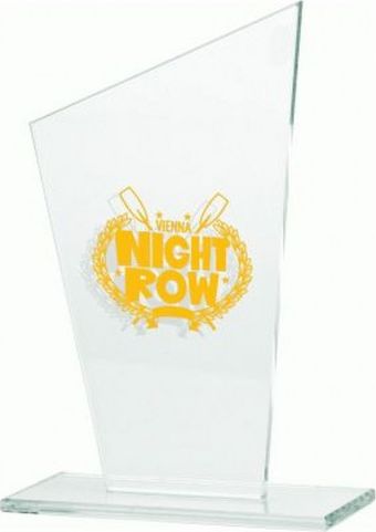 Victoria Sport Trofeum szklane grawerowane + wypełnienie farbą M73C