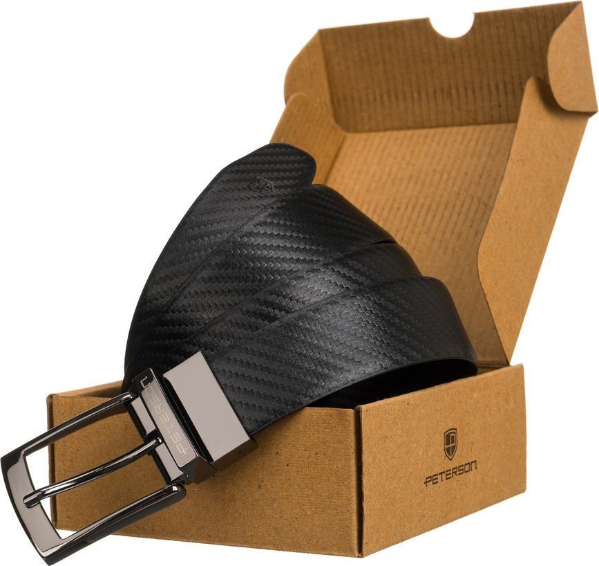 Peterson Dwustronny pasek męski z obrotową klamrą Peterson Długość paska 115