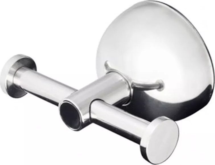 KAPITAN Double towel hook Kapitan CLASSIC 52 22, chrome