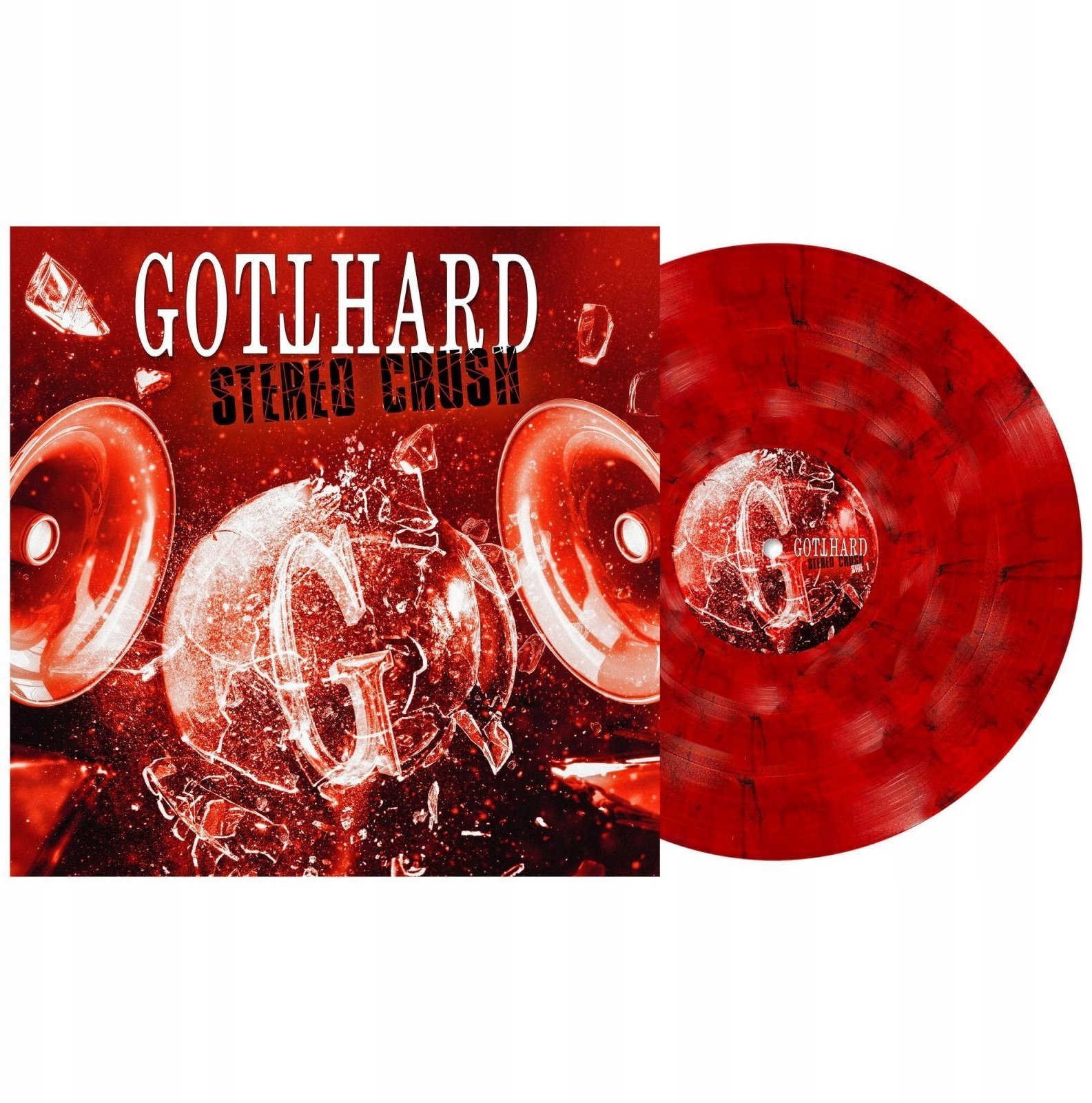 GOTTHARD "Stereo Crush" (Transparent Red Marble Vinyl)