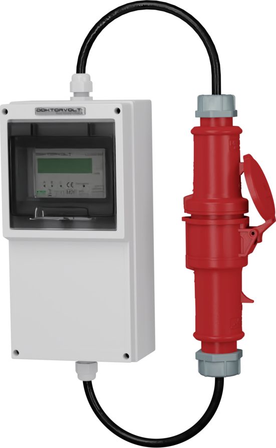 Doktorvolt Mobilny licznik energii elektrycznej MID Przewód 5x4mm2 32A Doktorvolt 4647