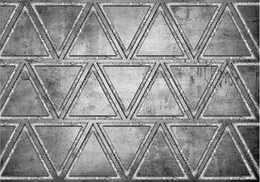 DecoNest Fototapeta - Taniec z trójkątami - 300X210