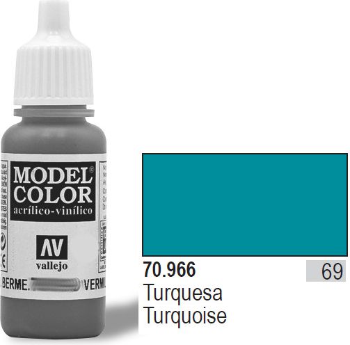 Vallejo Farba Nr69 Turquoise Matt 17ml - 70966